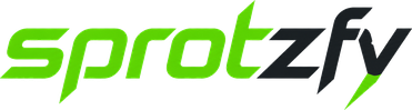 sprotzfy হোম পেজের ব্র্যান্ড লোগো